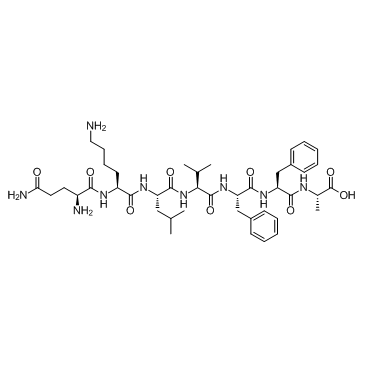 β-Amyloid 15-21 (Beta-Amyloid (15-21)) Chemical Structure