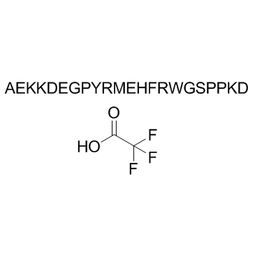 β-Melanocyte Stimulating Hormone (MSH), human TFA (Beta-MSH (1-22) (human) (TFA)) 化学構造