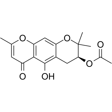 3'-O-Acetylhamaudol Chemische Struktur