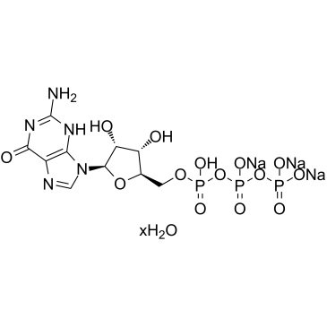 5'-GTP trisodium salt hydrate التركيب الكيميائي