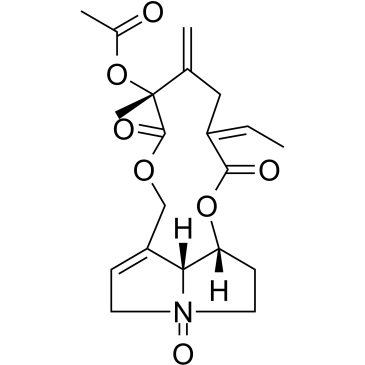Acetylseneciphylline N-oxide  Chemical Structure