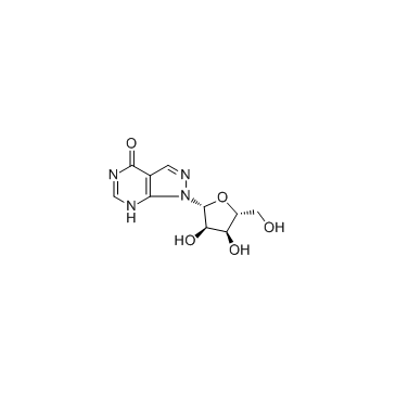 Allopurinol riboside Chemische Struktur