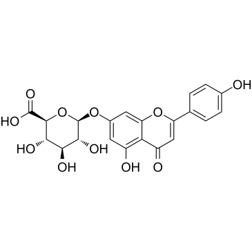 Apigenin-7-glucuronide التركيب الكيميائي