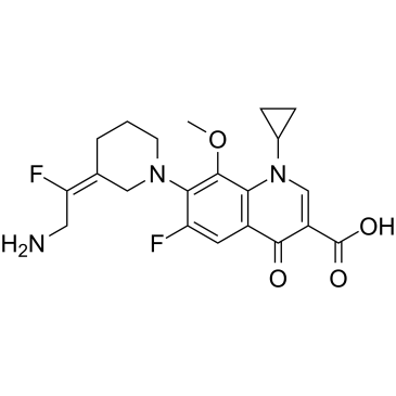 Avarofloxacin 化学構造