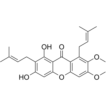 Cowaxanthone B Chemische Struktur