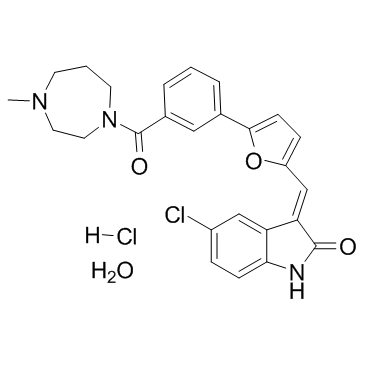 CX-6258 hydrochloride hydrate التركيب الكيميائي