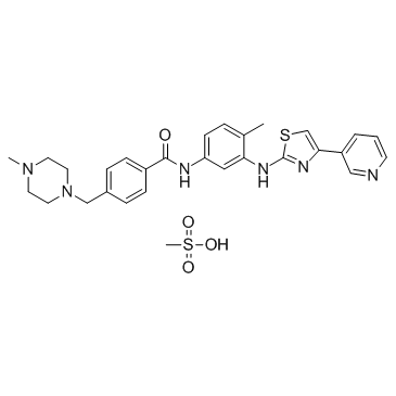 Masitinib mesylate  Chemical Structure