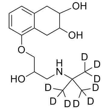 Nadolol D9 化学構造