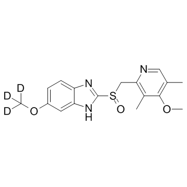 Omeprazole D3 化学構造