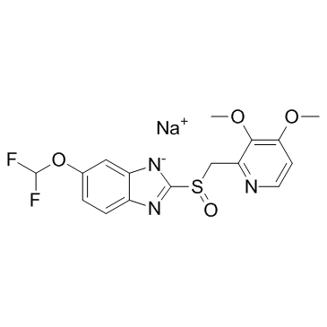 Pantoprazole sodium  Chemical Structure