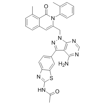 PI3Kγ inhibitor 1 التركيب الكيميائي