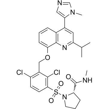 RORγt Inverse agonist 3 Chemische Struktur