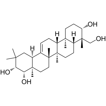 Soyasapogenol A  Chemical Structure