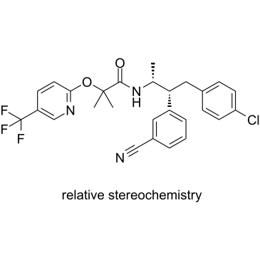 Taranabant racemate 化学構造