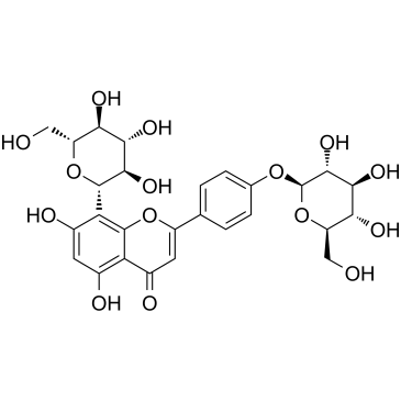 Vitexin 4'-glucoside Chemical Structure