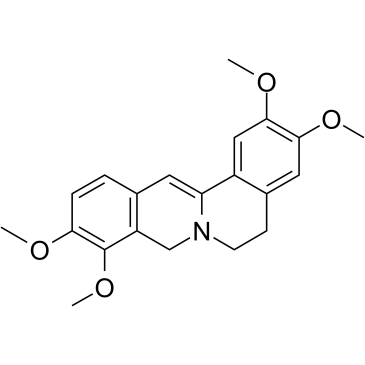 Dihydropalmatine 化学構造