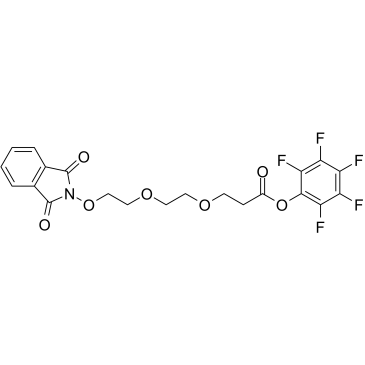 NHPI-PEG2-C2-Pfp ester Chemical Structure