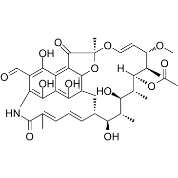 3-Formyl rifamycin Chemische Struktur