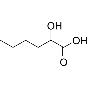 2-Hydroxyhexanoic acid  Chemical Structure