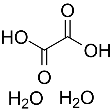 Oxalic acid dihydrate 化学構造