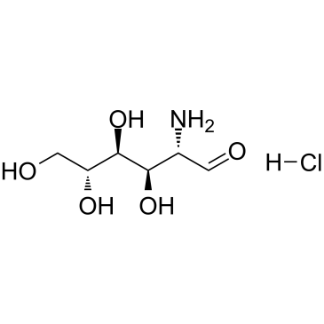 (2S,3R,4S,5R)-2-Amino-3,4,5,6-tetrahydroxyhexanal hydrochloride Chemical Structure