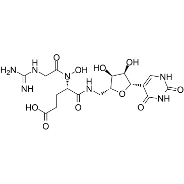 Pseudouridimycin 化学構造