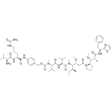 Vat-Cit-PAB-Monomethyl Dolastatin 10 Chemische Struktur