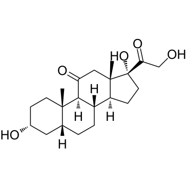Tetrahydrocortisone التركيب الكيميائي
