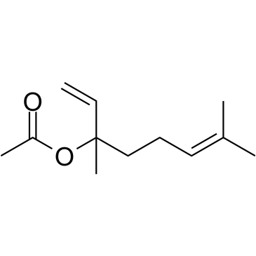 Linalyl acetate 化学構造