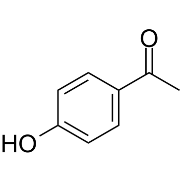 4-Hydroxyacetophenone Chemical Structure