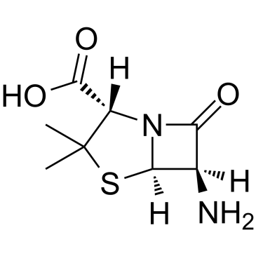 6-Aminopenicillanic acid 化学構造