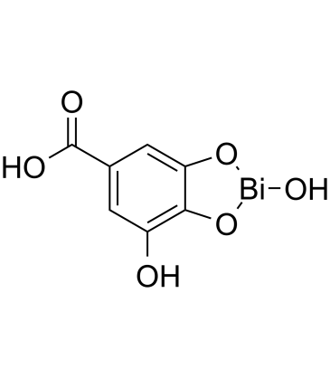 Bismuth subgallate 化学構造