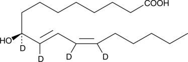 9(S)-HODE-d4 MaxSpec® Standard  Chemical Structure