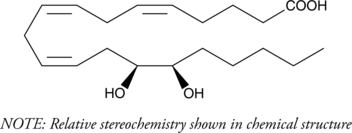 (±)14(15)-DiHET MaxSpec® Standard Chemical Structure