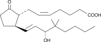 11-deoxy-16,16-dimethyl Prostaglandin E2 Chemical Structure