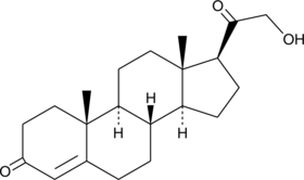 11-deoxy Corticosterone Chemical Structure