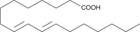 9(E),11(E)-Conjugated Linoleic Acid 化学構造