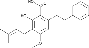 Amorfrutin A  Chemical Structure