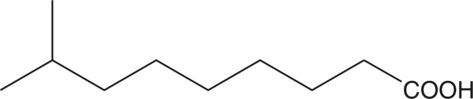 8-methyl Nonanoic Acid Chemical Structure