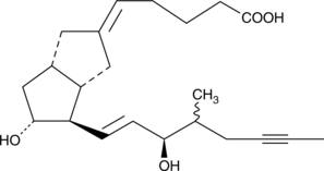 5-cis-15(R)-Iloprost التركيب الكيميائي