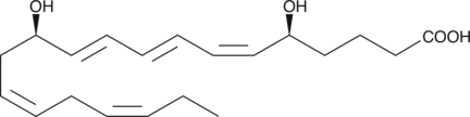 Leukotriene B5 Chemical Structure