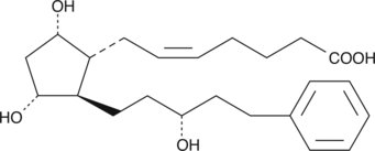 Latanoprost (free acid) التركيب الكيميائي