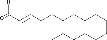 (E)-2-Hexadecenal التركيب الكيميائي