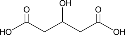 3-Hydroxyglutaric Acid Chemische Struktur