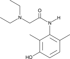 3'-hydroxy Lidocaine  Chemical Structure