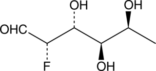 2-deoxy-2-fluoro L-Fucose Chemical Structure