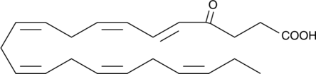 4-oxo Docosahexaenoic Acid  Chemical Structure