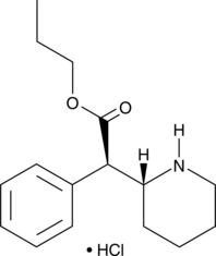 (±)-threo-Propylphenidate (hydrochloride) Chemische Struktur