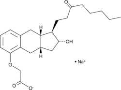 15-keto Treprostinil (sodium salt) Chemische Struktur