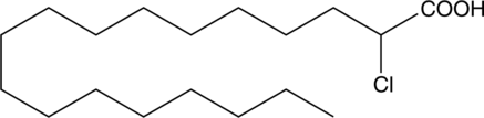 2-chloro Stearic Acid Chemical Structure